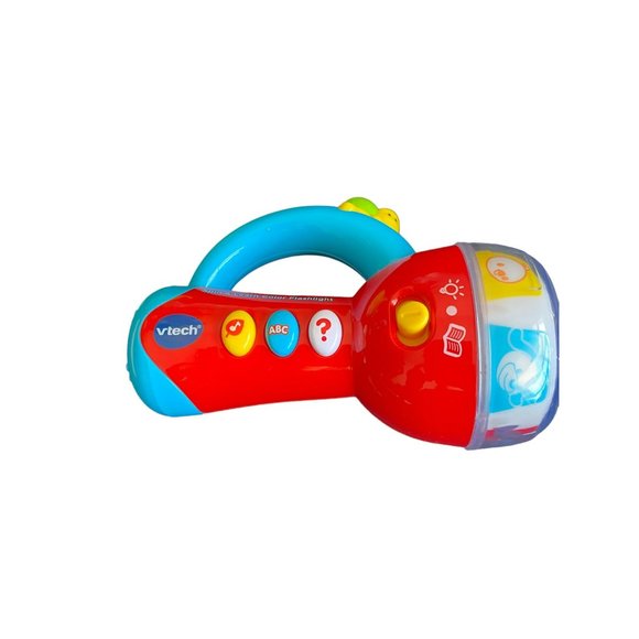 3 Vtech Lil' Critters Spin & Discover Ferris Wheel Toy, Spin and Learn Flashligh - Picture 8 of 16